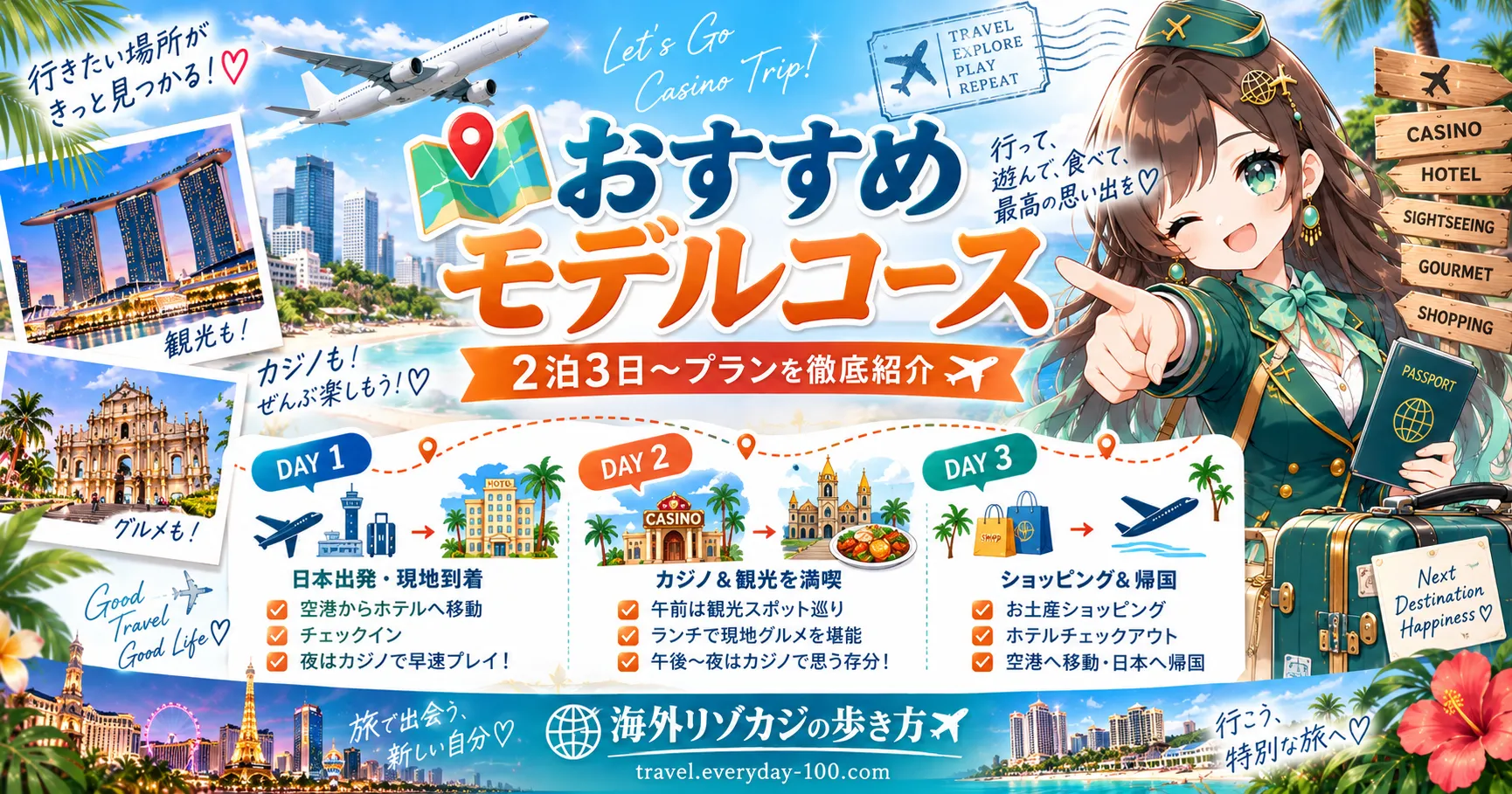 おすすめモデルコース