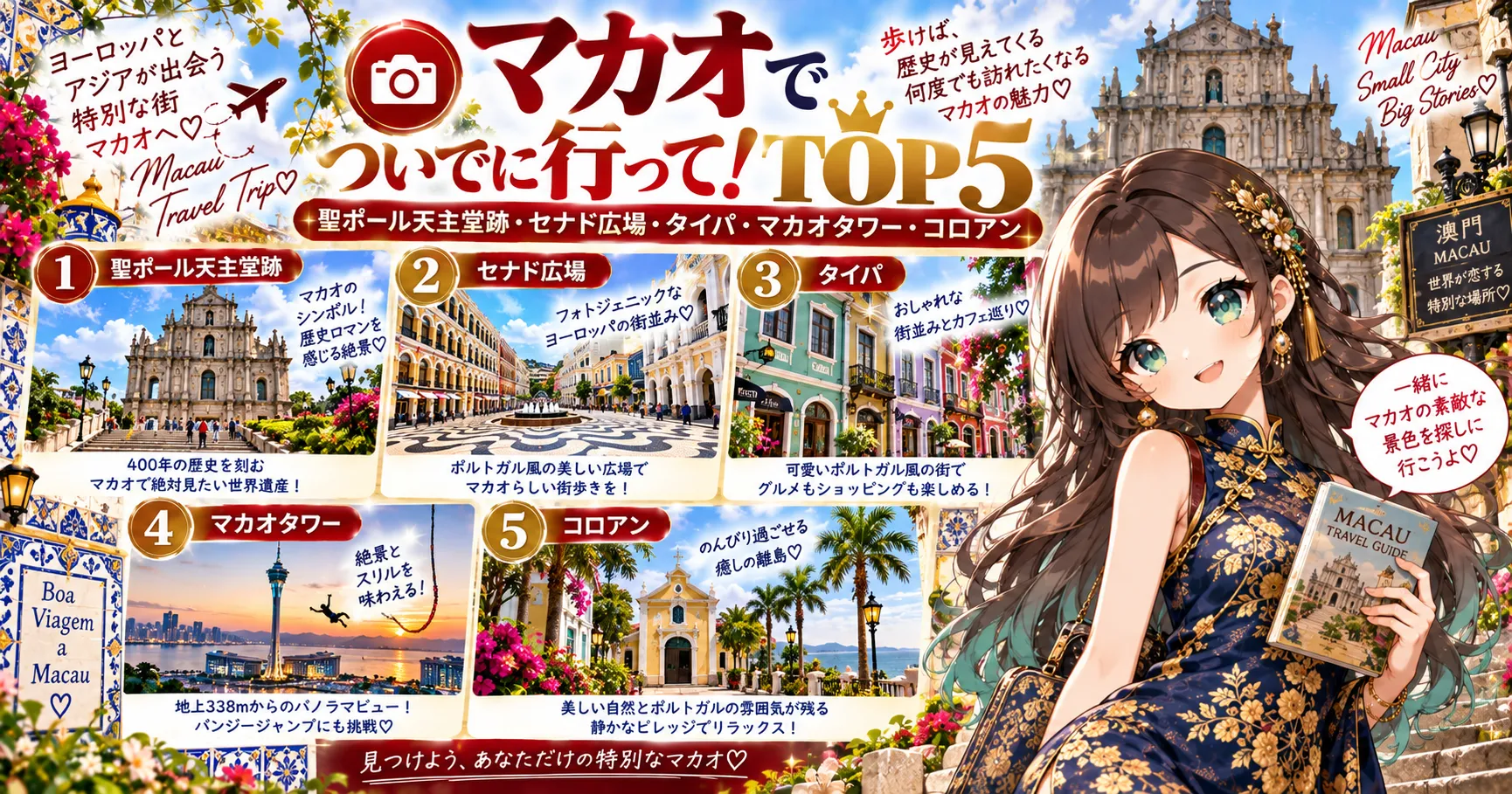 マカオでついでに行って！TOP5